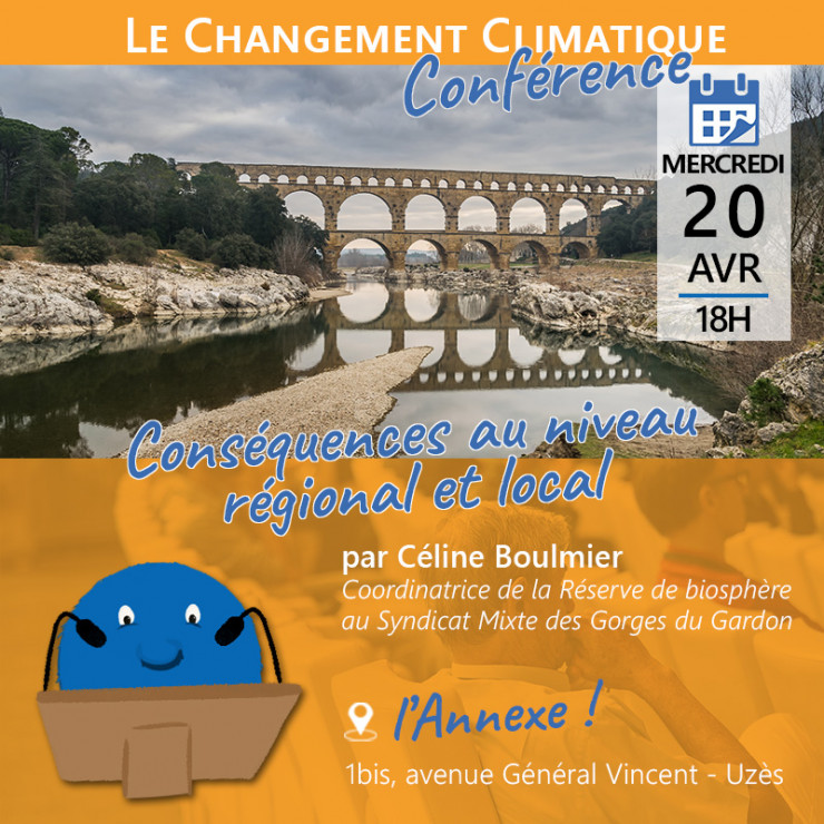 20 avril | Le Changement climatique / Conférence :  Conséquences au niveau régional et local