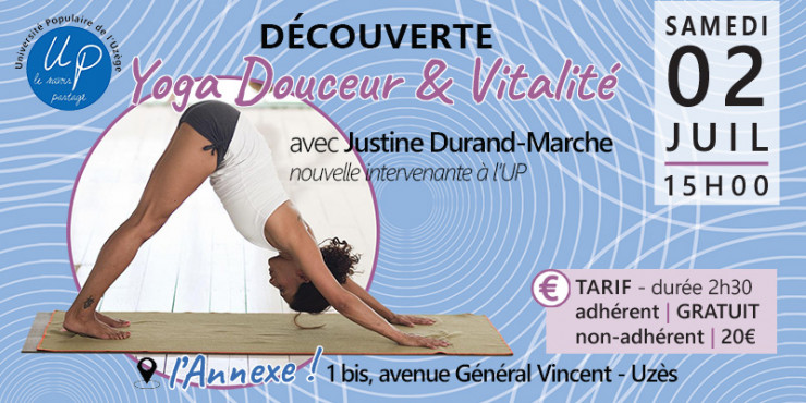 02/07 | Découverte Yoga Douceur & Vitalité