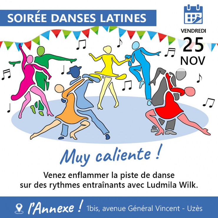 25 novembre | Soirée danses latines
