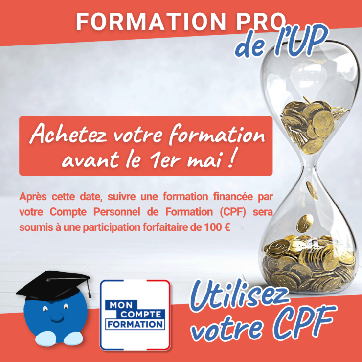 FORMATION PRO | Utilisez votre CPF avant le 1er mai !
