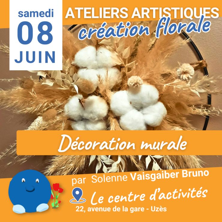 ATELIER ARTISTIQUE | création d’une décoration murale