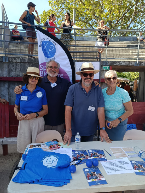 L'UP au Forum des associations : une belle matinée de rencontres ! 